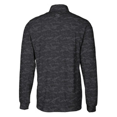 Cleveland Browns Cutter & Buck Throwback Logo Big & Tall Traverse Camo Print Stretch Quarter-Zip Pullover Top - Black discount