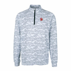 Tampa Bay Buccaneers Cutter & Buck Throwback Logo Big & Tall Traverse Camo Print Stretch Quarter-Zip Pullover Top - Charcoal sale