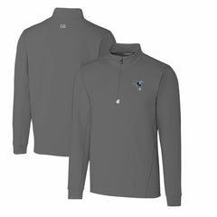 Indianapolis Colts Cutter & Buck Throwback Logo Traverse Stretch Quarter-Zip Big & Tall Pullover Top - Steel discount