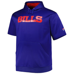 Josh Allen Buffalo Bills Big & Tall Short Sleeve Pullover Hoodie - Royal outlet