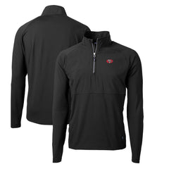 San Francisco 49ers Cutter & Buck Adapt Eco Knit Hybrid Recycled Quarter-Zip Throwback Pullover Top - Black discount