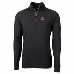 Tampa Bay Buccaneers Cutter & Buck Adapt Eco Knit Stretch Recycled Quarter-Zip Throwback Pullover Top - Black online