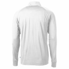 Green Bay Packers Cutter & Buck Adapt Eco Knit Stretch Recycled Quarter-Zip Throwback Pullover Top - White on sale