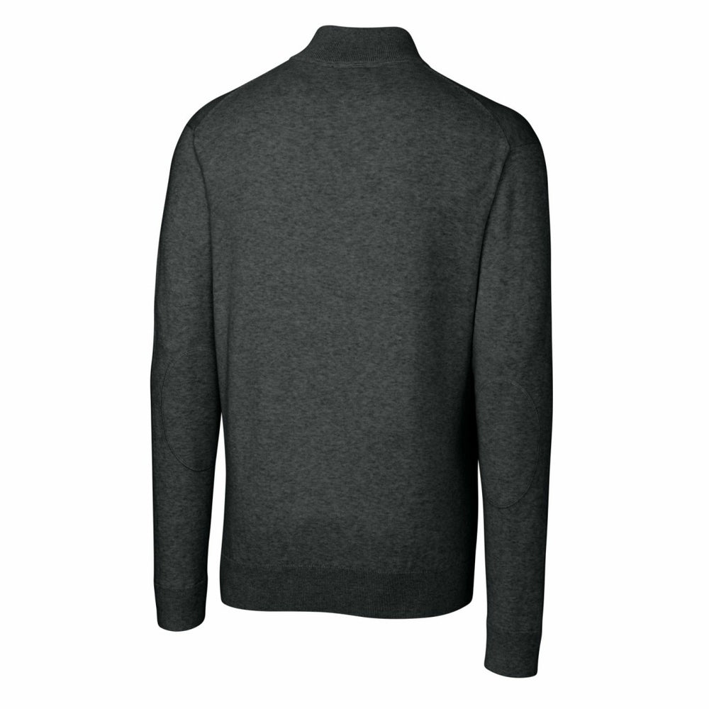 Detroit Lions Cutter & Buck Throwback Logo Lakemont Tri-Blend Quarter-Zip Pullover Sweater - Heather Charcoal outlet