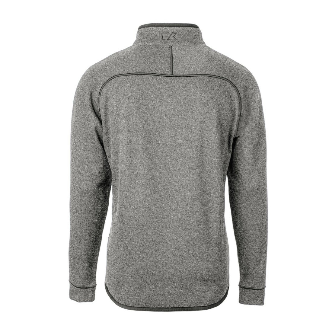 Detroit Lions Cutter & Buck Throwback Logo Mainsail Sweater-Knit Half-Zip Pullover Jacket - Heather Gray outlet