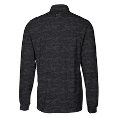 Cincinnati Bengals Cutter & Buck Throwback Logo Traverse Camo Print Stretch Quarter-Zip Pullover Top - Black cheap