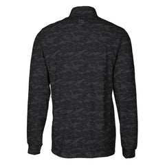 Detroit Lions Cutter & Buck Throwback Logo Traverse Camo Print Stretch Quarter-Zip Pullover Top - Black on sale