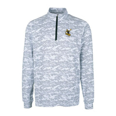 Pittsburgh Steelers Cutter & Buck Throwback Logo Traverse Camo Print Stretch Quarter-Zip Pullover Top - Charcoal cheap