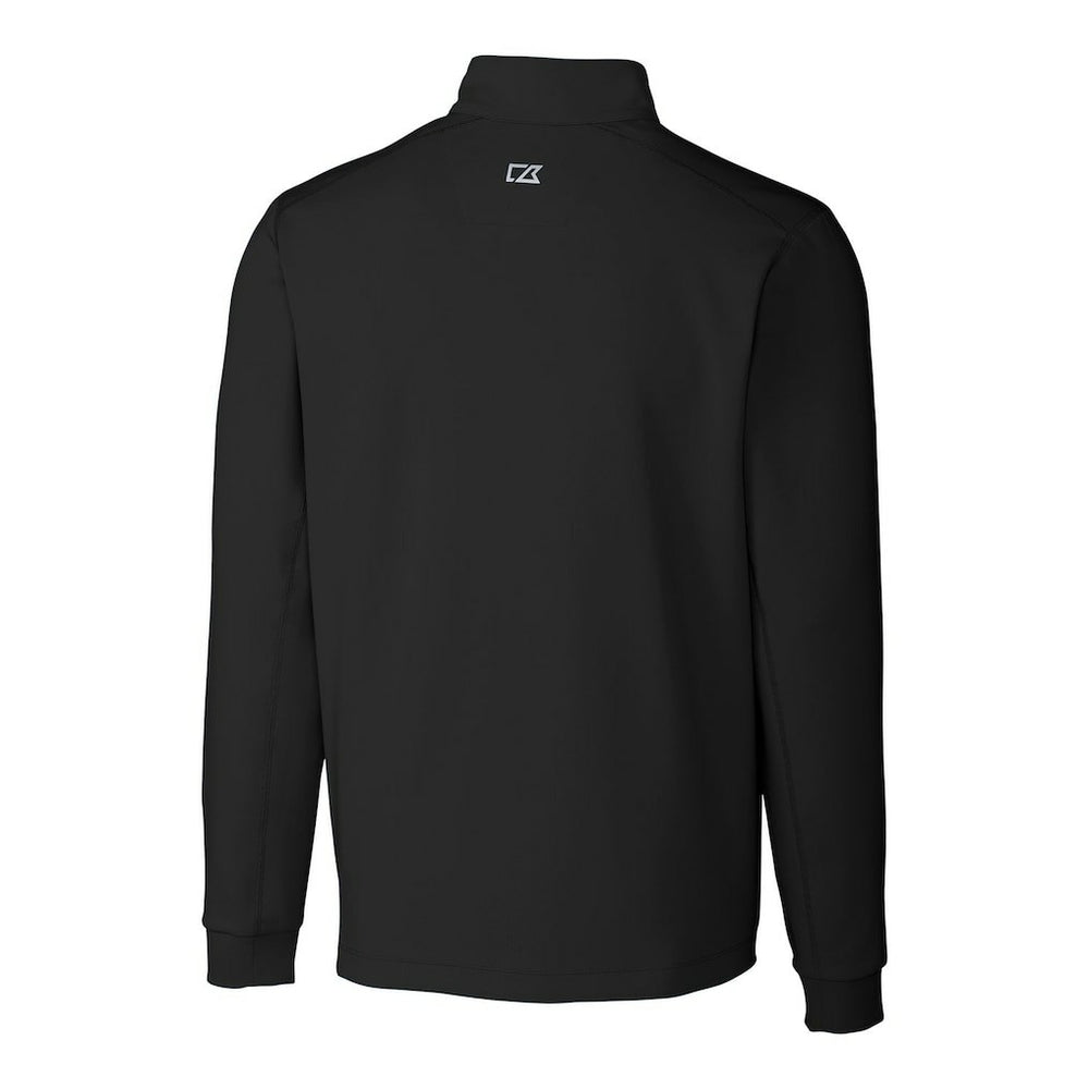 Cleveland Browns Cutter & Buck Throwback Logo Traverse Stretch Quarter-Zip Pullover Top - Black sale