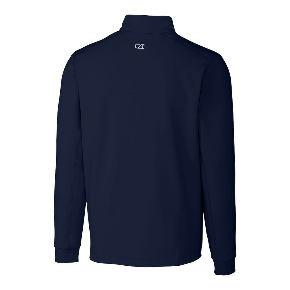 Chicago Bears Cutter & Buck Throwback Logo Traverse Stretch Quarter-Zip Pullover Top - Navy for sale