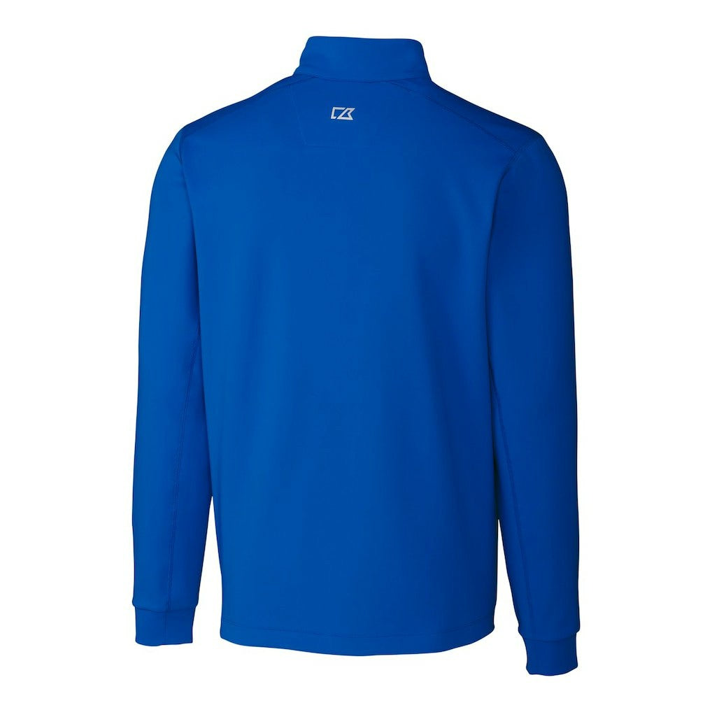Denver Broncos Cutter & Buck Throwback Logo Traverse Stretch Quarter-Zip Pullover Top - Royal online