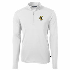Pittsburgh Steelers Cutter & Buck Throwback Logo Virtue Eco Pique Recycled Quarter-Zip Pullover Top - White for sale