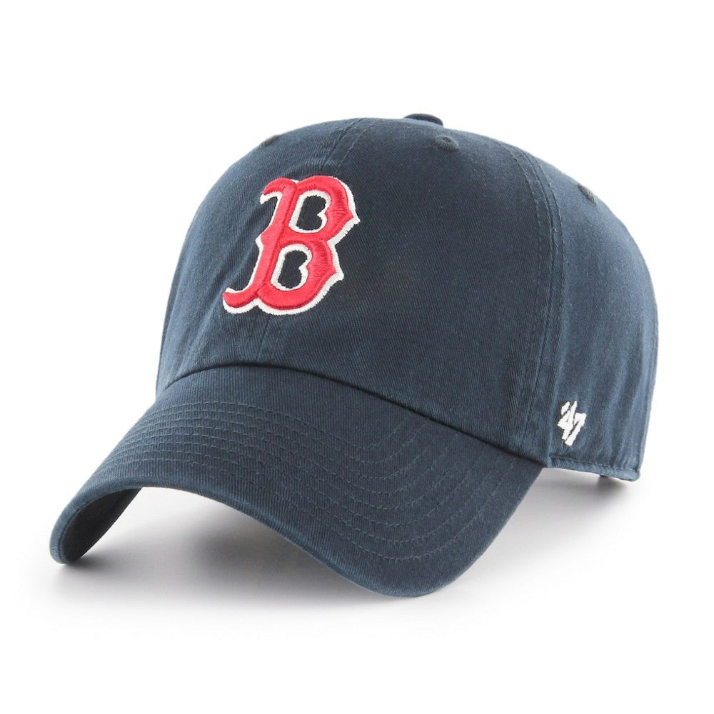 Boston Red Sox Primary Team Logo Clean Up Adjustable Hat Navy