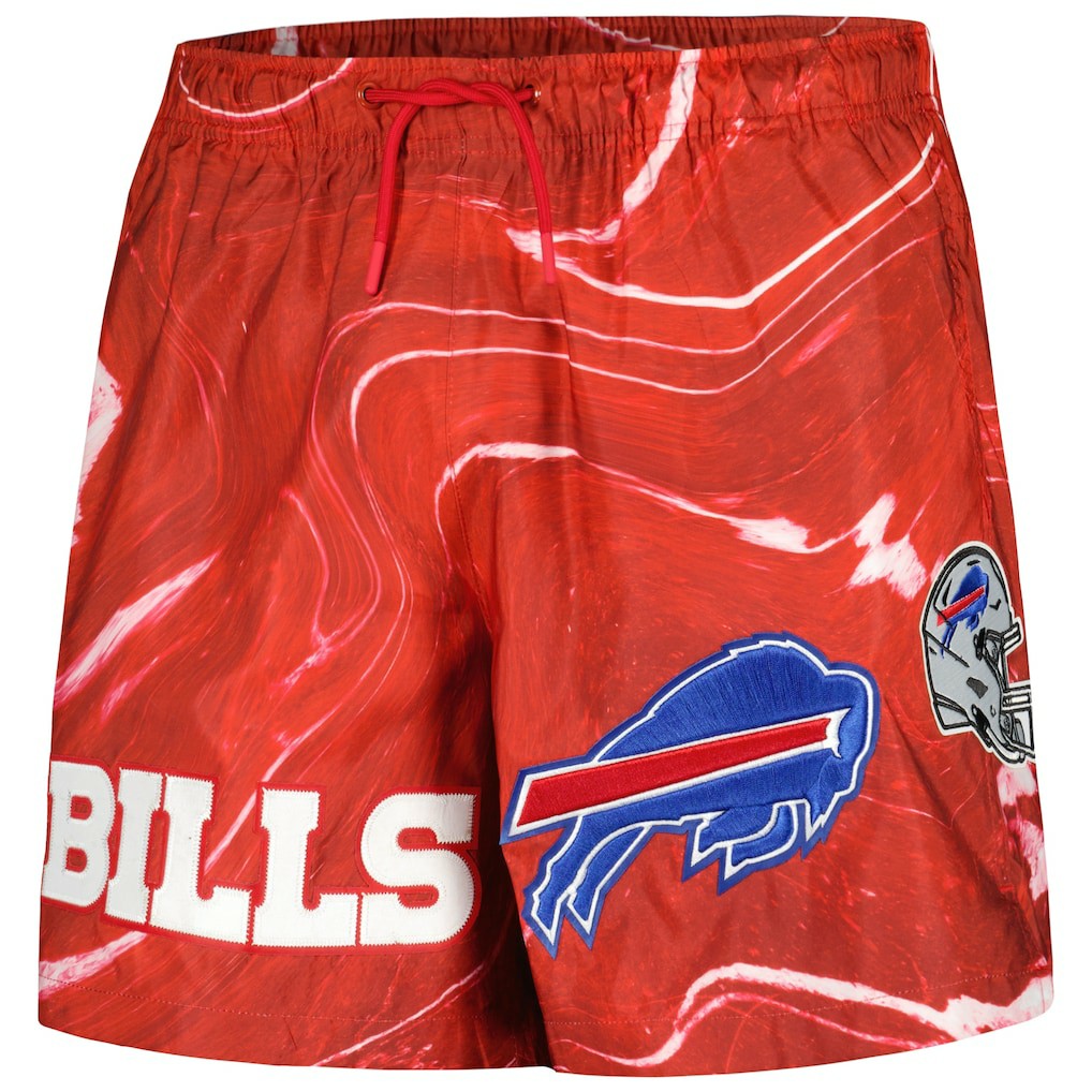 Buffalo Bills Pro Standard Allover Marble Print Shorts - Red discount