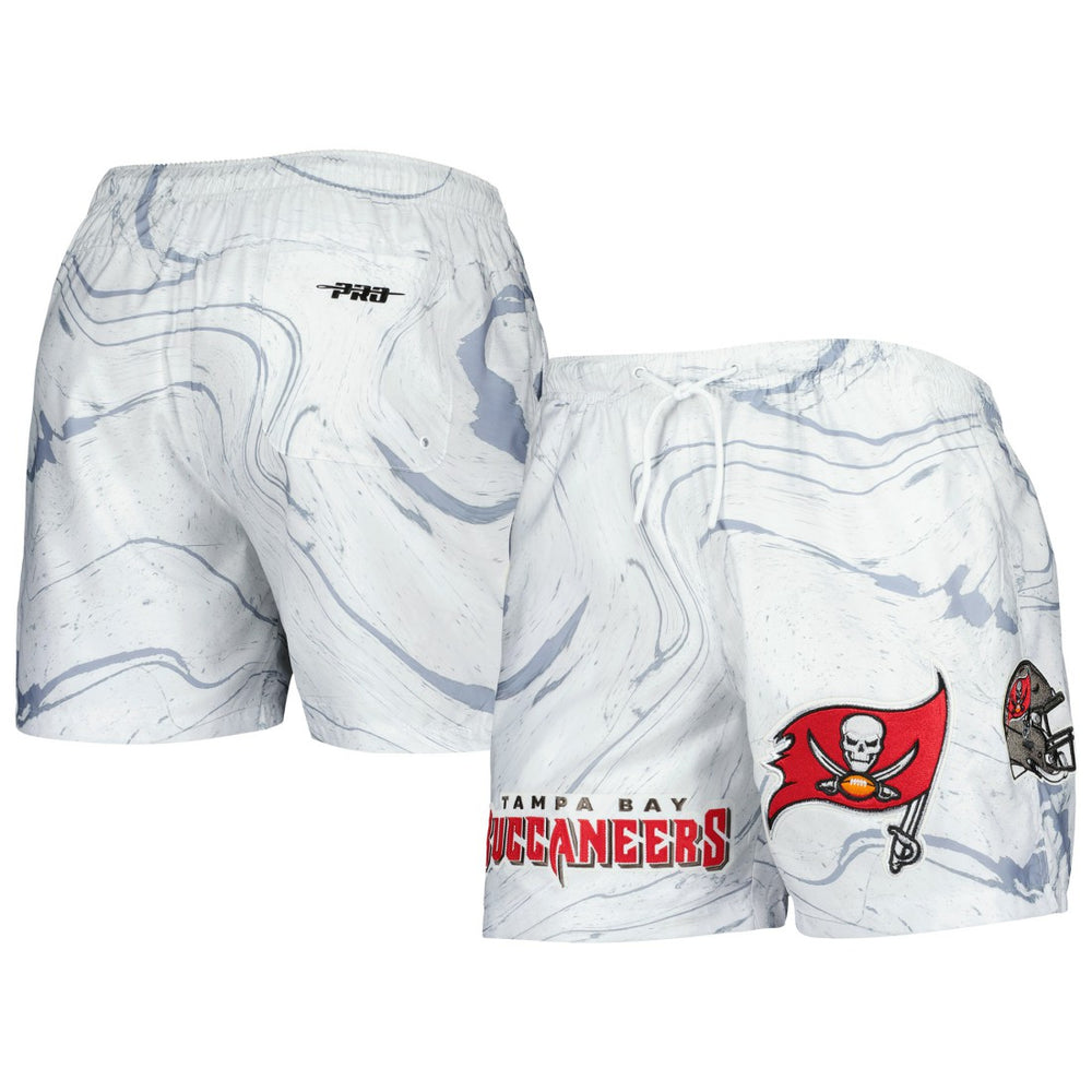 Tampa Bay Buccaneers Pro Standard Allover Marble Print Shorts - White outlet