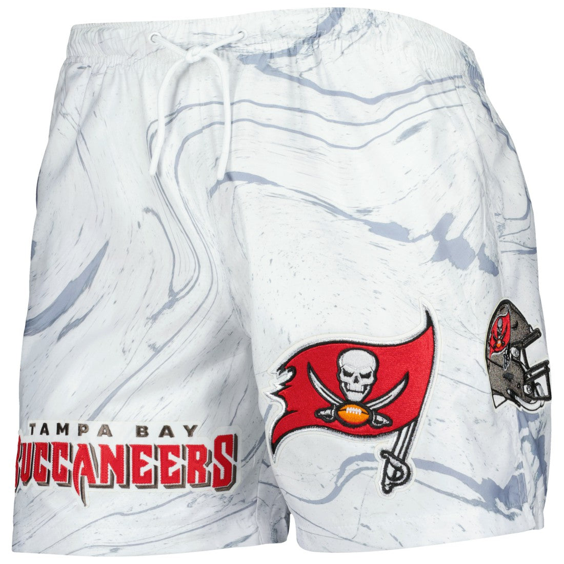 Tampa Bay Buccaneers Pro Standard Allover Marble Print Shorts - White outlet
