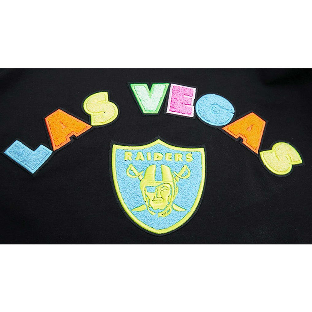 Las Vegas Raiders Pro Standard Neon Graphic T-Shirt - Black sale
