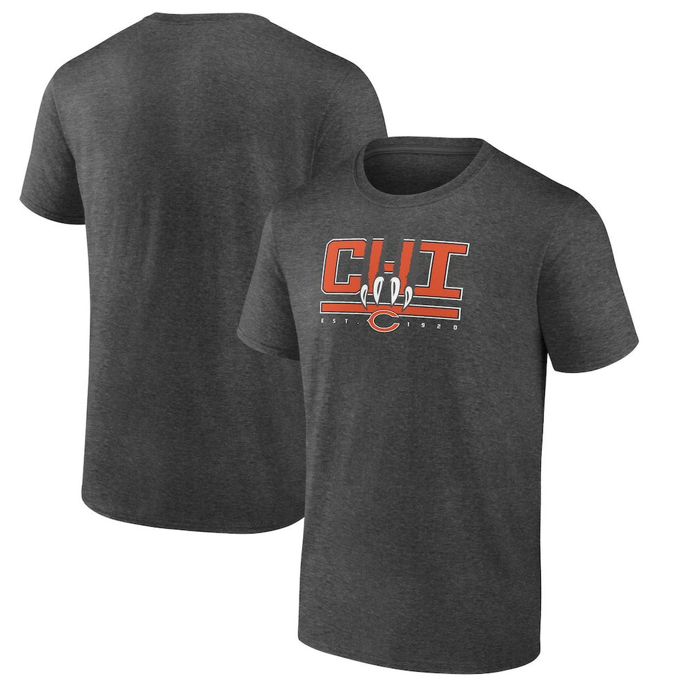Chicago Bears Passing Touchdown T-Shirt - Charcoal for sale