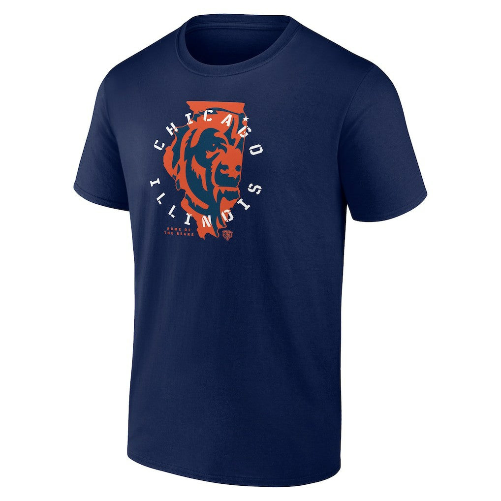 Chicago Bears Route Runner T-Shirt - Navy online