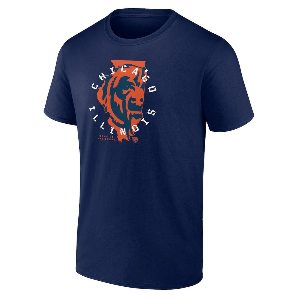 Chicago Bears Route Runner T-Shirt - Navy online