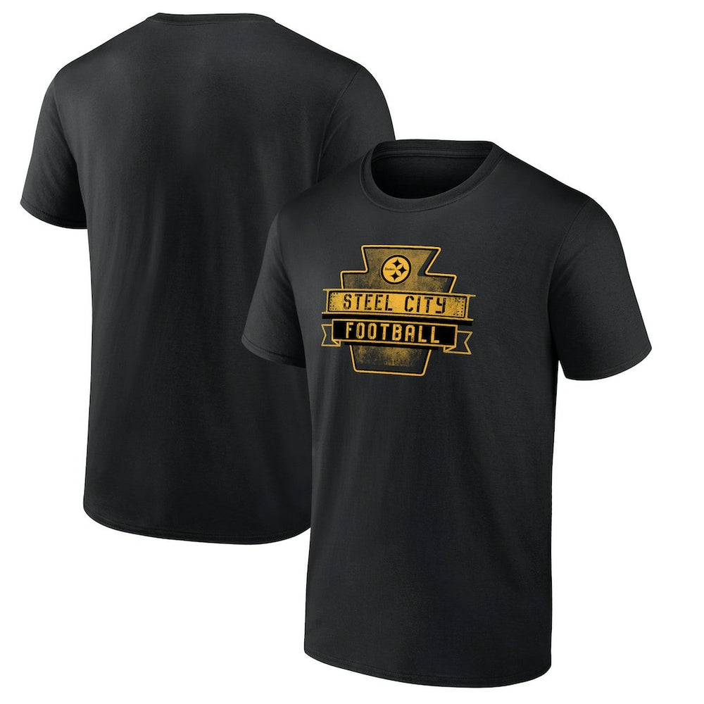Pittsburgh Steelers Route Runner T-Shirt - Black cheap