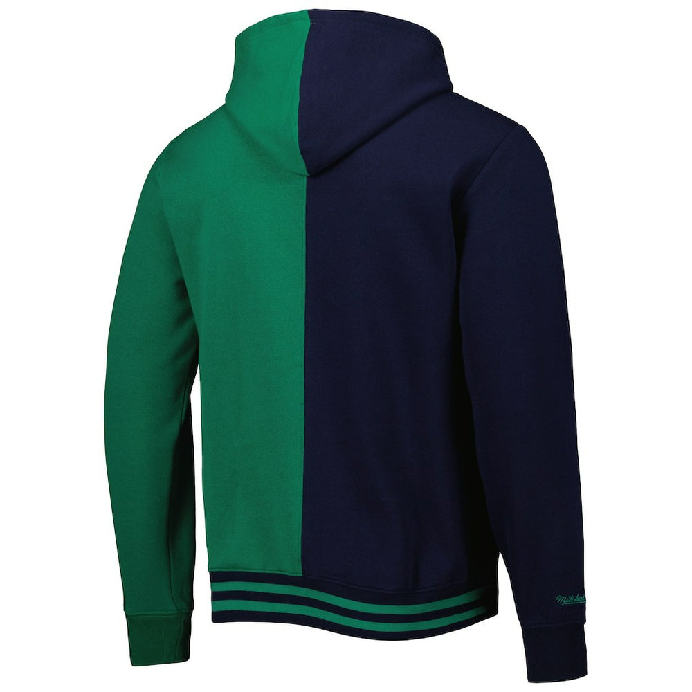 Dallas Mavericks Hardwood Classics Split Pullover Hoodie sale - Navy/Green shop