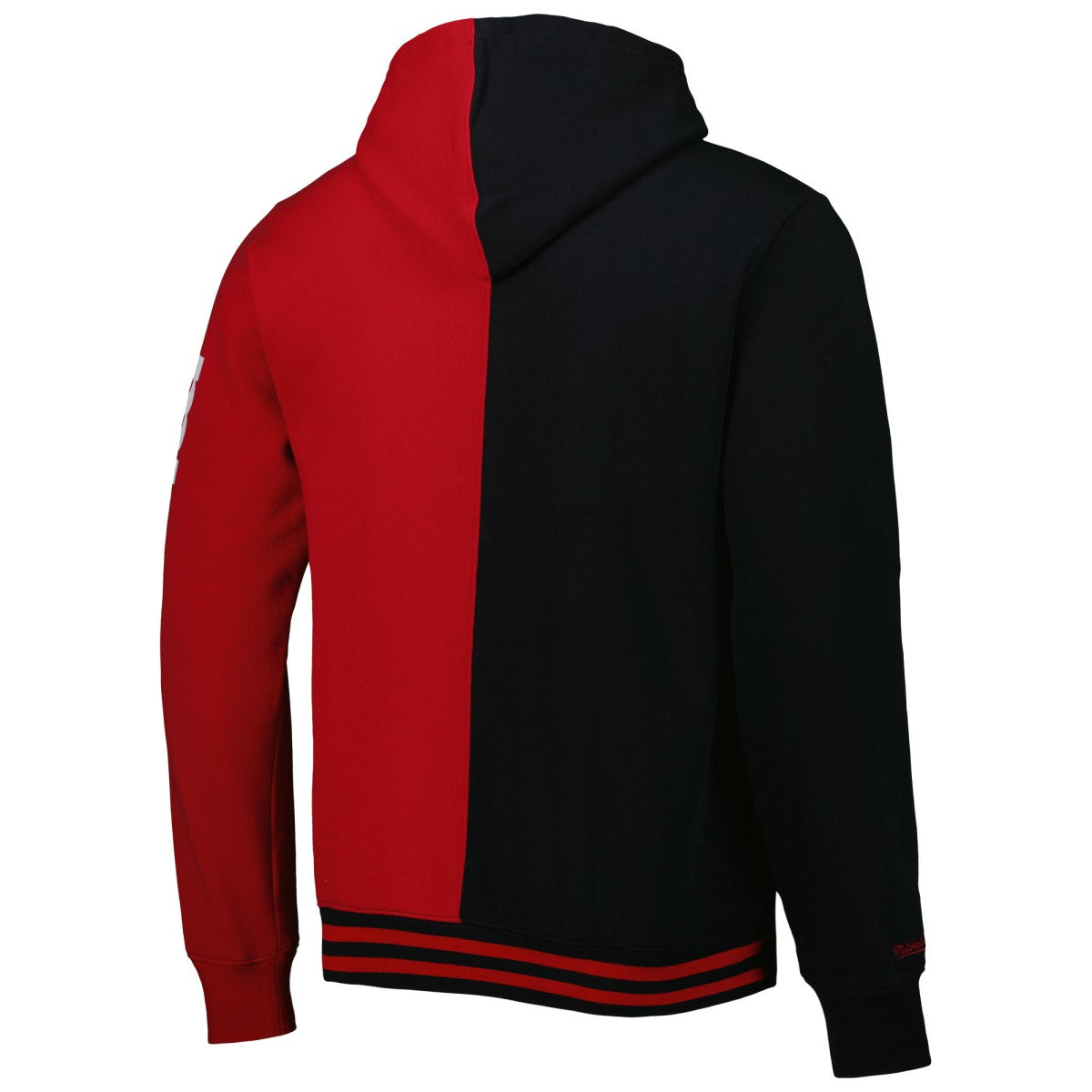 Miami Heat Hardwood Classics Split Pullover Hoodie - Black/Red sale