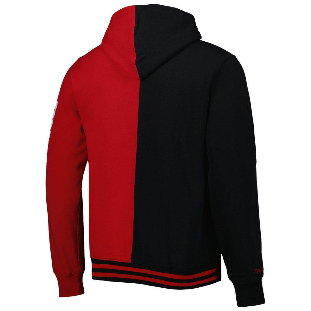Miami Heat Hardwood Classics Split Pullover Hoodie - Black/Red sale