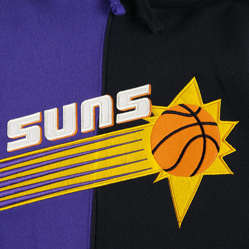 Phoenix Suns Hardwood Classics Split Pullover Hoodie - Purple/Black discount