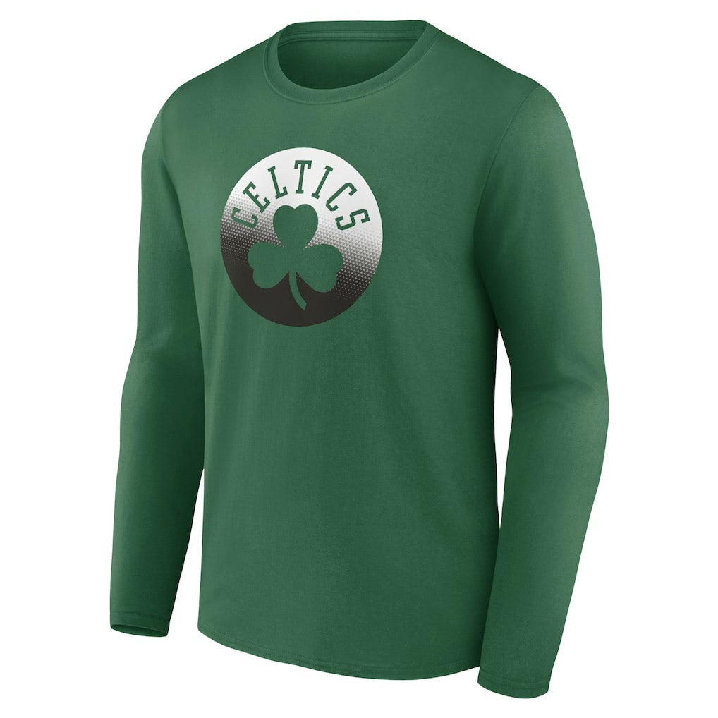 Boston Celtics Gradient Logo Long Sleeve T-Shirt - Kelly Green sale