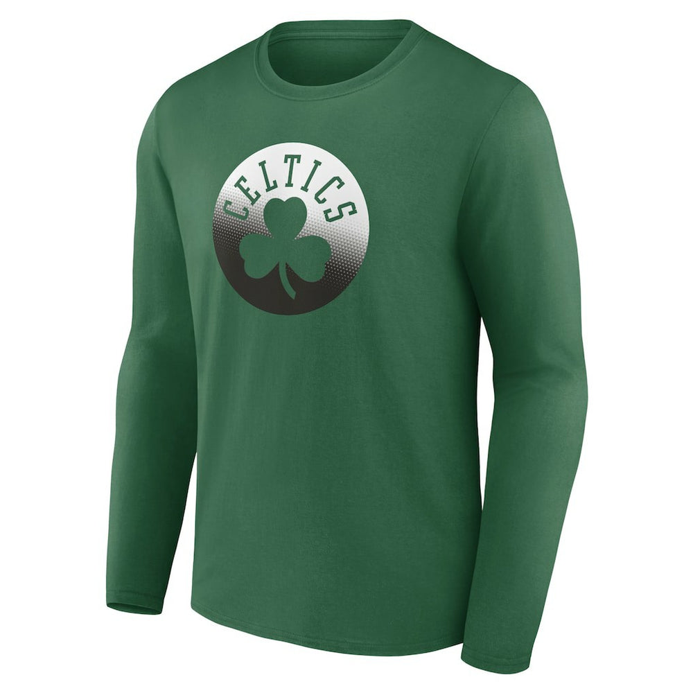 Boston Celtics Gradient Logo Long Sleeve T-Shirt - Kelly Green sale
