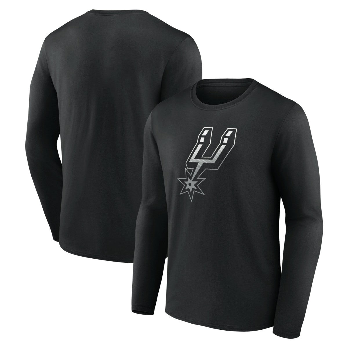 San Antonio Spurs Gradient Logo Long Sleeve T-Shirt - Black for sale