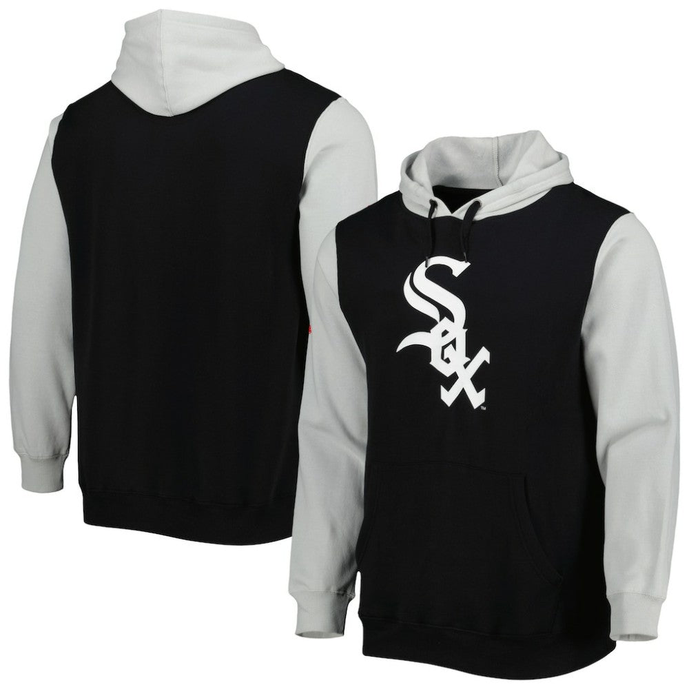 Chicago White Sox Stitches Team Pullover Hoodie Black/Gray