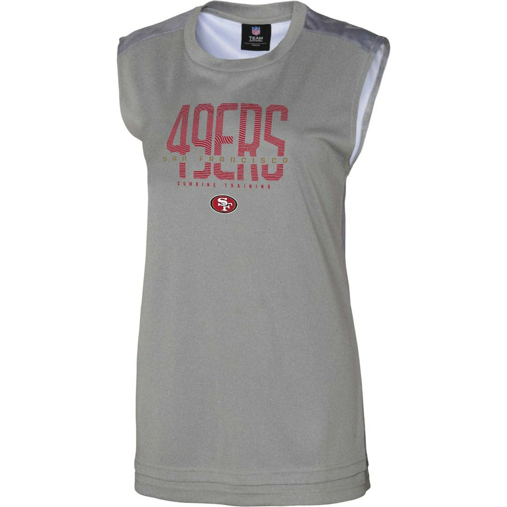 San Francisco 49ers Women's No Sweat Tank Top - Gray for sale