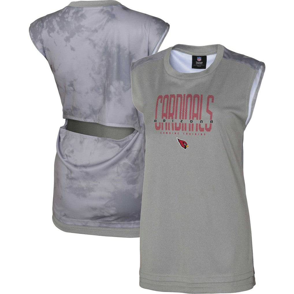 Arizona Cardinals Women's No Sweat Tank Top - Gray sale