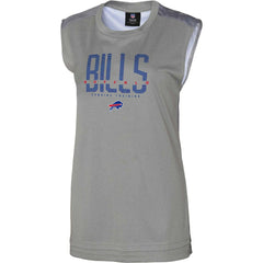 Buffalo Bills Women's No Sweat Tank Top - Gray for sale