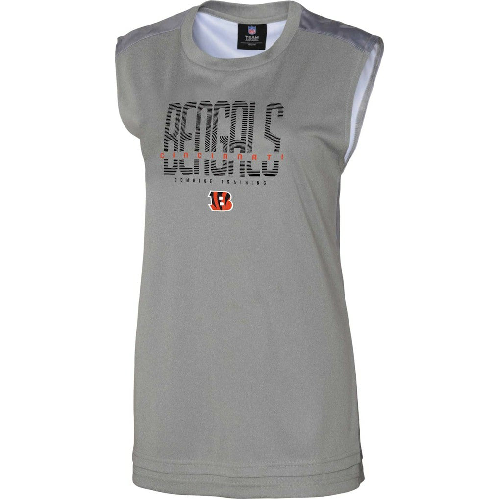 Cincinnati Bengals Women's No Sweat Tank Top - Gray cheap
