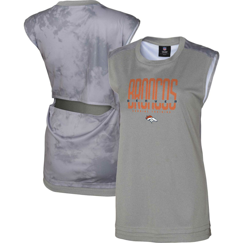 Denver Broncos Women's No Sweat Tank Top - Gray online