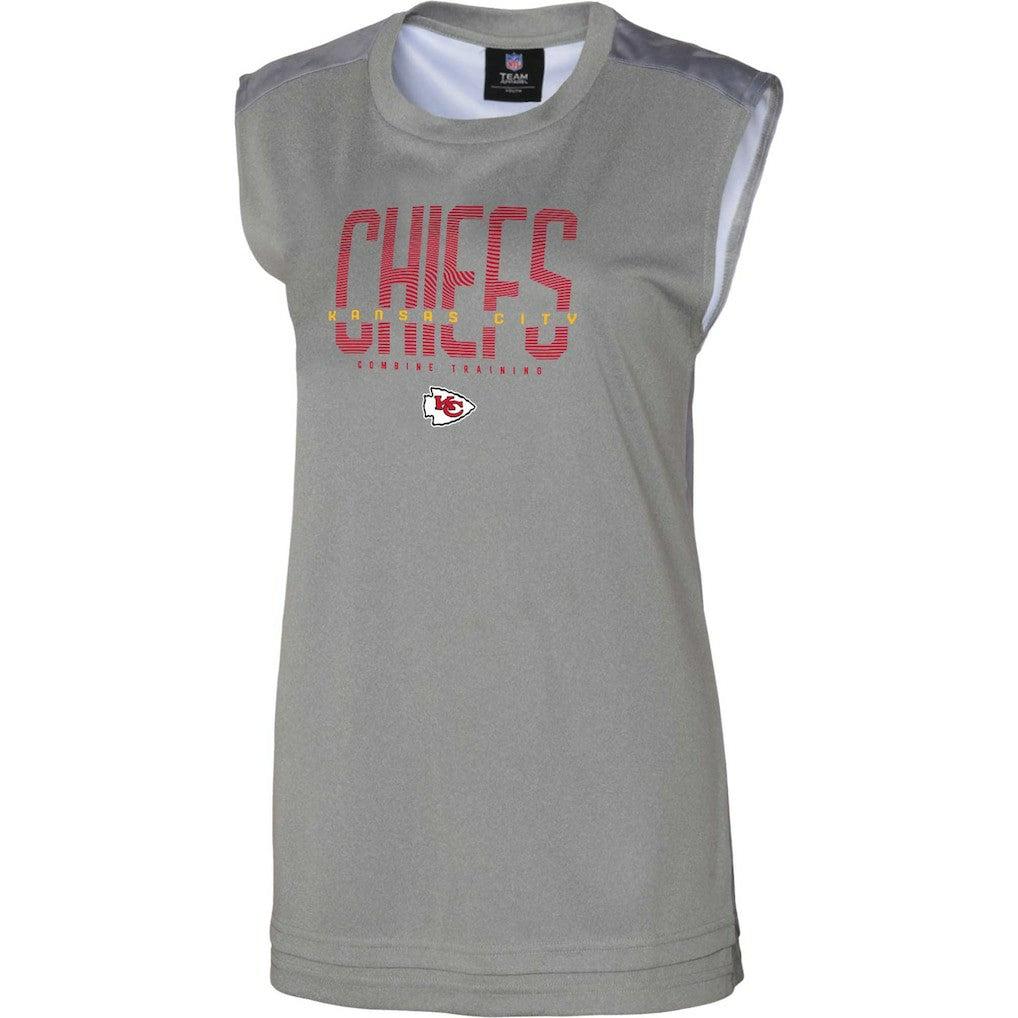 Kansas City Chiefs Women's No Sweat Tank Top - Gray outlet