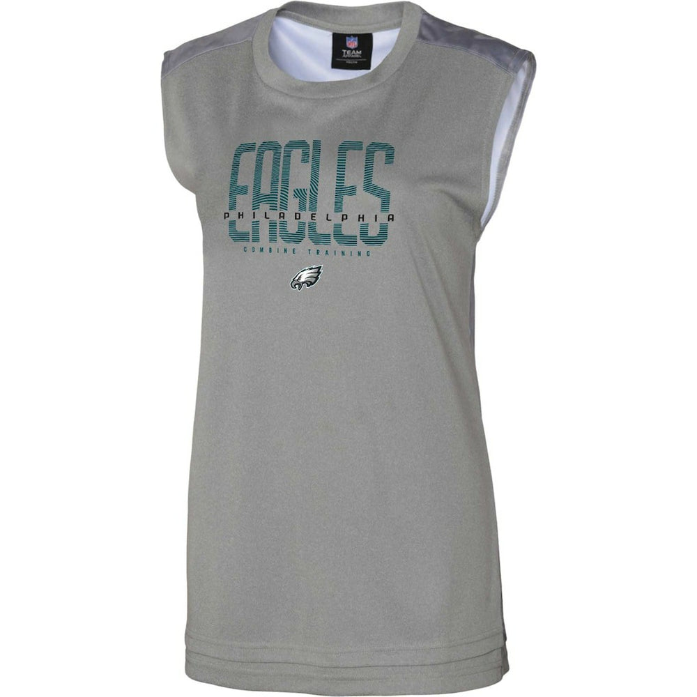 Philadelphia Eagles Women's No Sweat Tank Top - Gray for sale