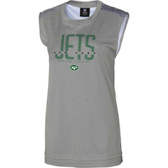 New York Jets Women's No Sweat Tank Top - Gray sale