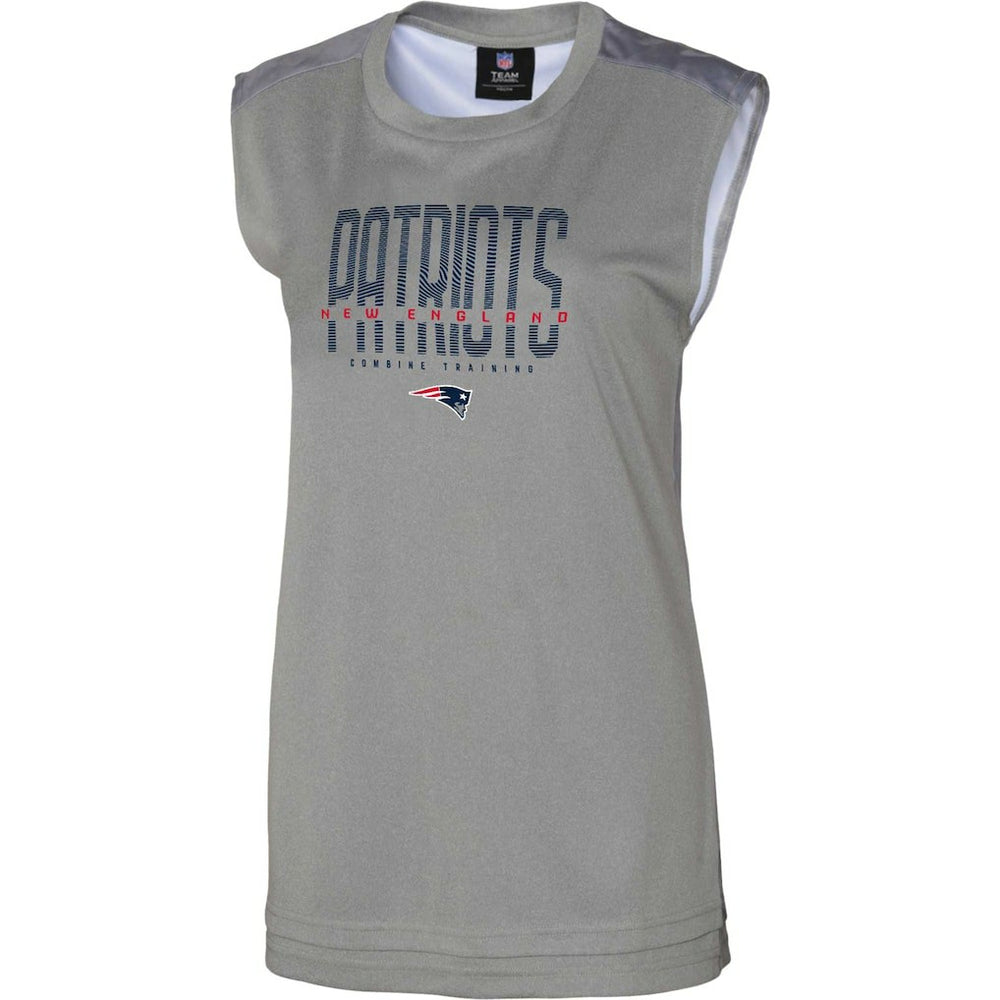 New England Patriots Women's No Sweat Tank Top - Gray cheap