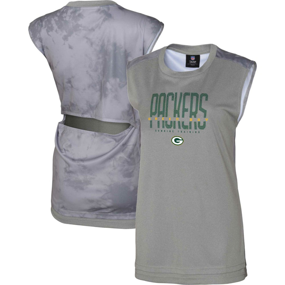 Green Bay Packers Women's No Sweat Tank Top - Gray discount