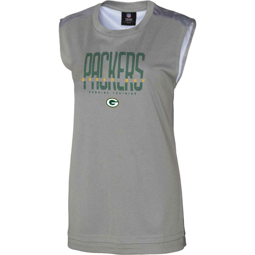 Green Bay Packers Women's No Sweat Tank Top - Gray discount