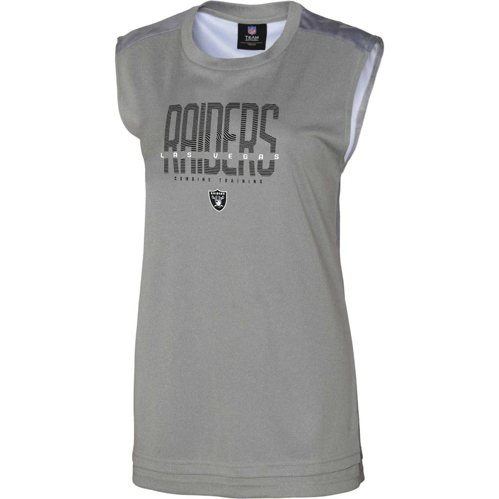 Las Vegas Raiders Women's No Sweat Tank Top - Gray outlet