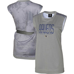 Baltimore Ravens Women's No Sweat Tank Top - Gray for sale