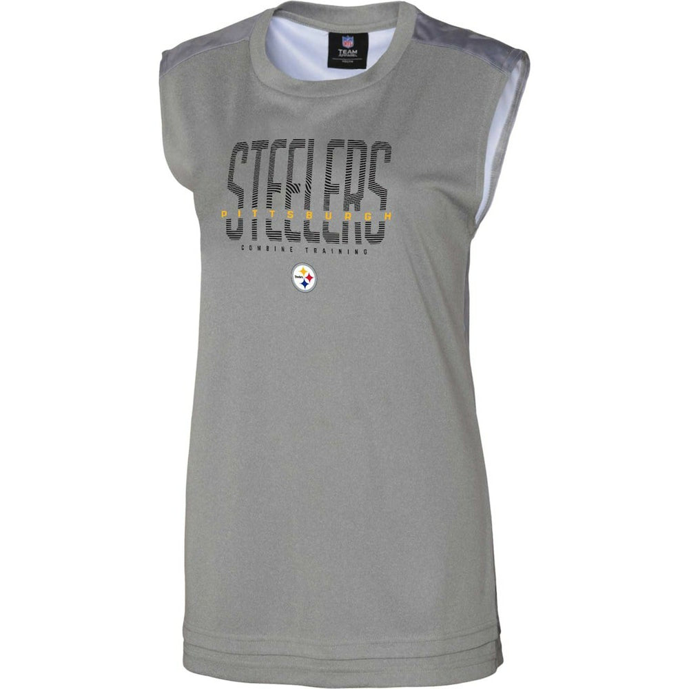 Pittsburgh Steelers Women's No Sweat Tank Top - Gray on sale