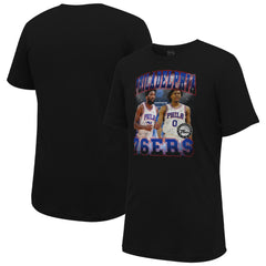 Joel Embiid & Tyrese Maxey Philadelphia 76ers Stadium Essentials Unisex Player Duo T-Shirt - Black discount