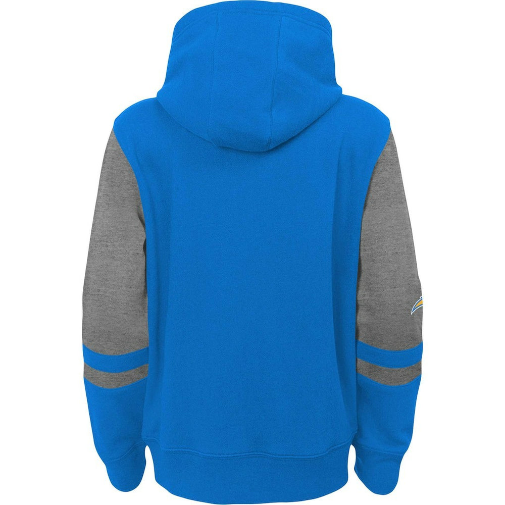 Los Angeles Chargers Preschool Stadium Color Block Full-Zip Hoodie - Powder Blue outlet