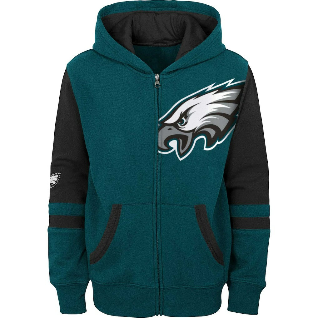 Philadelphia Eagles Preschool Stadium Color Block Full-Zip Hoodie - Green on sale